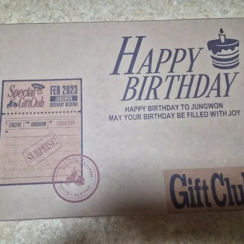 [BUNJANG] ENHYPEN Jungwon Special Gift Club Birthday Photocard / 엔하이픈 스페셜기프트 정원 생일 ENHYPEN Special Gift Club JUNGWON
