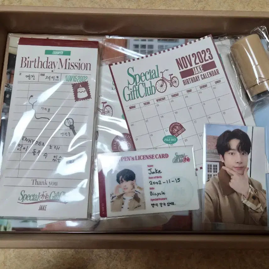 [BUNJANG] ENHYPEN Special Gift JAKE Birthday Photocard / 엔하이픈 스페셜기프트 제이크 생일 ENHYPEN Special Gift Club JAKE