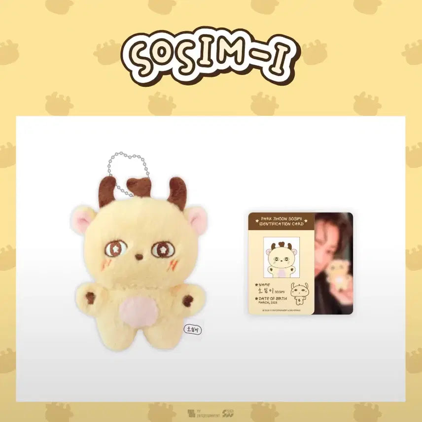 [BUNJANG] Park Jihoon Sosimi Doll Keychain / 박지훈 소심이 인형 키링 판매 양도