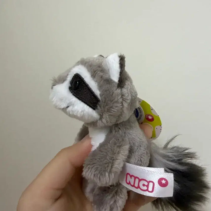 [BUNJANG] European Raccoon Plush Keychain / 유럽 너구리 인형 키링