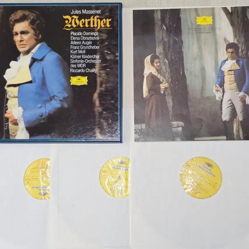 [BUNJANG] Jules Massenet Werther Complete Opera 3LP Box Set Placido Domingo Riccardo Chailly Deutsche Grammophon / 3LP,박스셋트,독일DG] 마스네 오페라 &