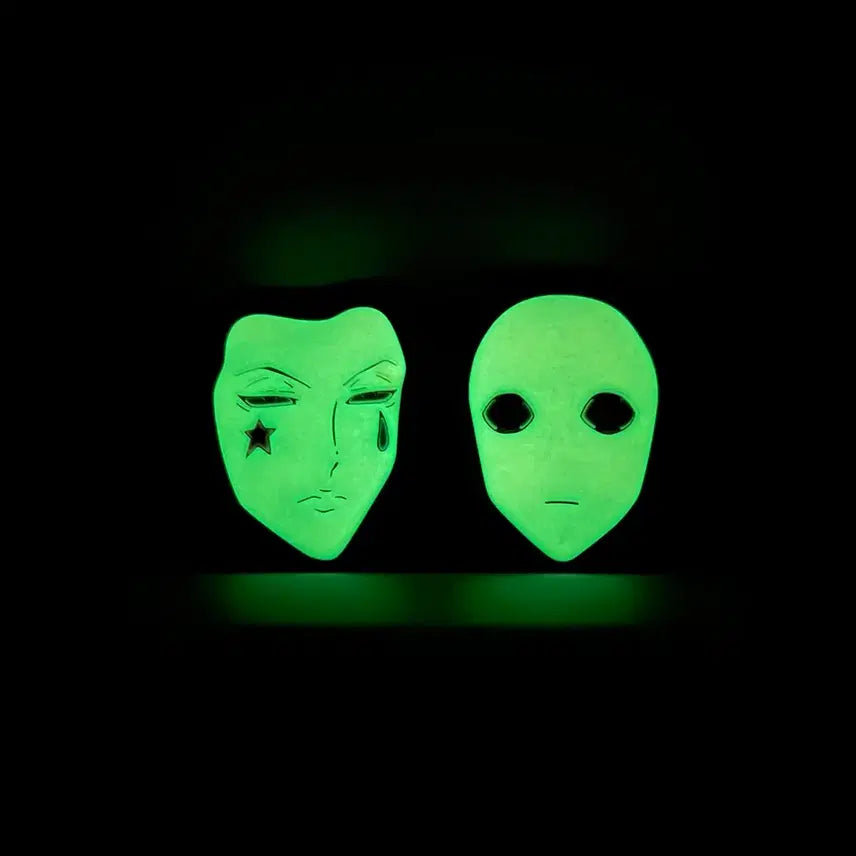[BUNJANG] Hunter x Hunter Illumi &amp; Hisoka Face Magnets Set / (2개) 헌터헌터 이르미 &amp; 히소카 얼굴 마그넷 자석 일괄 / 제일복권 쿠지 j상