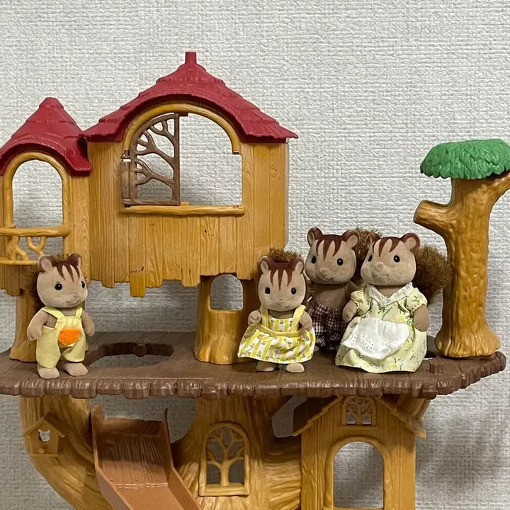 [BUNJANG] Sylvanian Families Walnut Squirrel Family Set (Discontinued) / 단종) 실바니안 호두다람쥐 가족 일괄