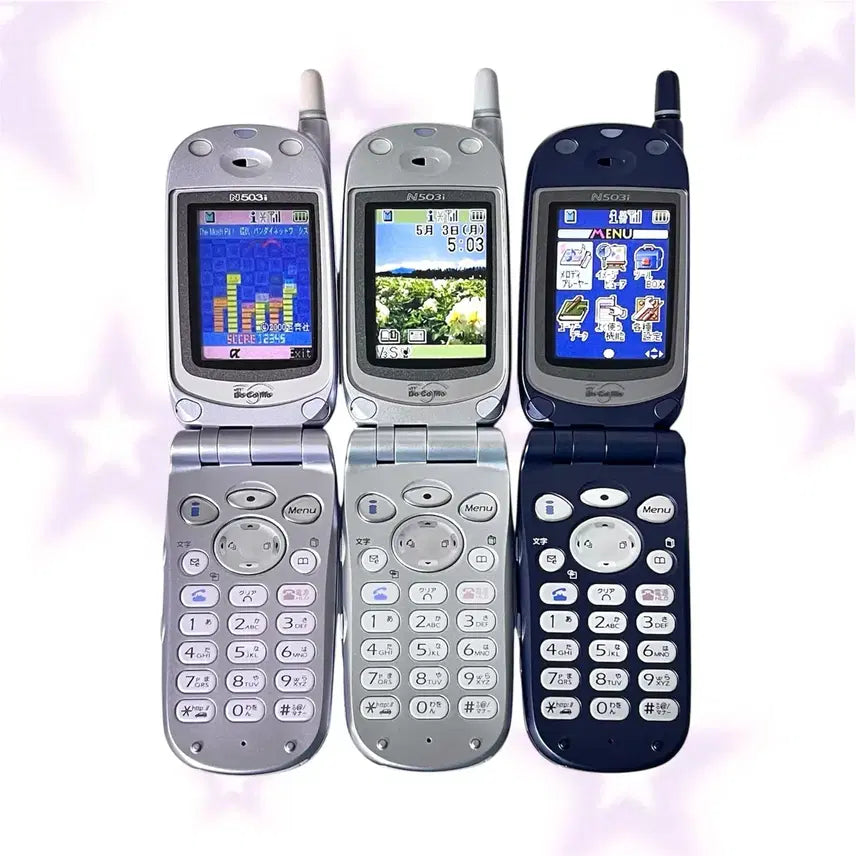 [BUNJANG] Classic Docomo Mockup Flip Phone Y2K Japan Mobile Phone / 고전 도코모 목업폰 렌티큘러 모형폰 폴더폰 일본 핸드폰 휴대폰 y2k docomo