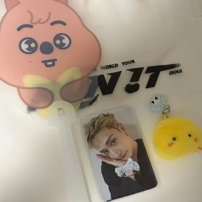 [BUNJANG] Stray Kids Run It First Concert Lucky Draw Photocard Holder / 스키즈 런잇 첫첫콘 포카 키링 양도합니다