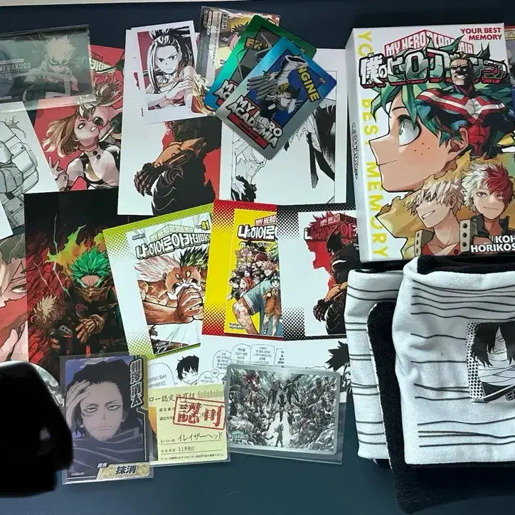 [BUNJANG] My Hero Academia Aizawa Scarf Goods Bundle Set / [급전] 나히아 히로아카 아이자와 목도리 지류 굿즈 등등 일괄