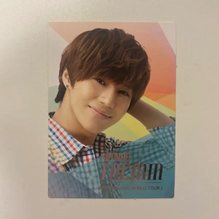 [BUNJANG] SHINee Taemin World Tour Seoul Trading Card / 샤이니 태민 월드투어 서울 포카