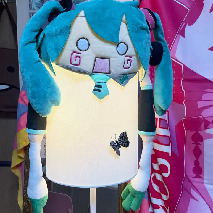 [BUNJANG] Vocaloid Hatsune Miku Twintails Flapping Hat Plush / 택ㅇ]보컬로이드 하츠네 미쿠 트윈테일 파닥파닥 모자 인형