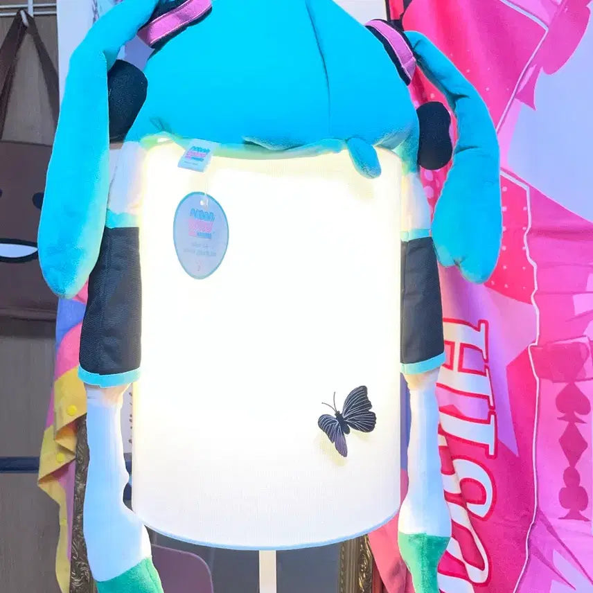 [BUNJANG] Vocaloid Hatsune Miku Twintails Flapping Hat Plush / 택ㅇ]보컬로이드 하츠네 미쿠 트윈테일 파닥파닥 모자 인형