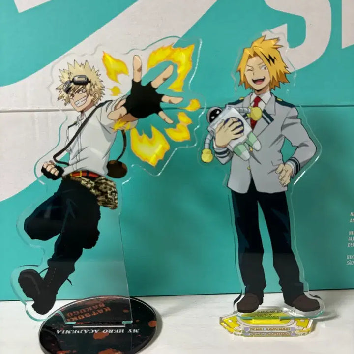 [BUNJANG] My Hero Academia Kaminari/Bakugo Acrylic Stand Set / 나의 히어로 아카데미아 아크릴 스탠드 카미나리/바쿠고