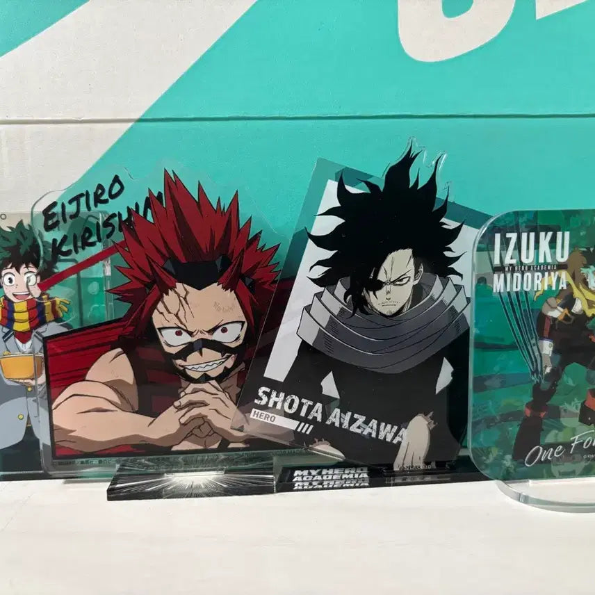 [BUNJANG] My Hero Academia Acrylic Stand Set (4 Types + Mineta) / 나의 히어로 아카데미아 아크릴 스탠드 4종 세트+미네타