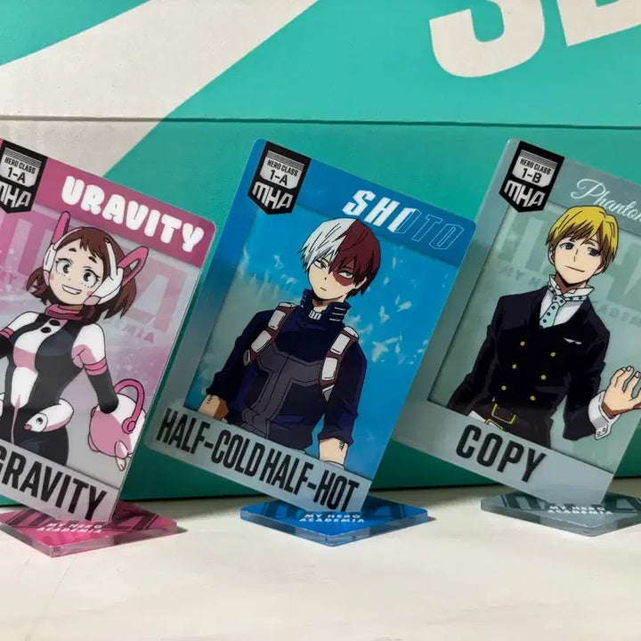 [BUNJANG] My Hero Academia Character Acrylic Stand Set of 3 / 나의 히어로 아카데미아 캐릭터 아크릴 스탠드 3종 세트