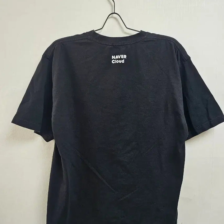 [BUNJANG] NAVER Cloud "CONNECTING TO HYPERSCALE" Graphic T-Shirt / [굿즈] 네이버클라우드 반팔 티셔츠 (100)