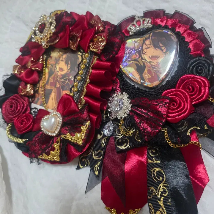 [BUNJANG] Rose Rosette Ita Bag Deco Top Loader / 이타백 탑꾸 탑로더 판매 레드 로즈 로제트 굿즈