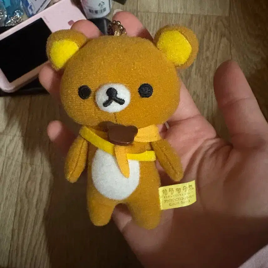 [BUNJANG] Classic Rilakkuma Strap Keychain Plush / 고전 리락쿠마 스트랩 키링 누이 굿즈 희귀템