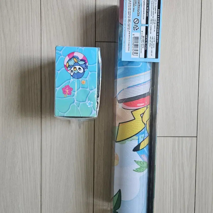 [BUNJANG] Pokémon Card Busan Pop-up Chilling Beach Playmat &amp; Deck Case Set (2 Types) / 포켓몬 카드 부산팝업 칠링비치 플레이매트 덱케이스 2종세트