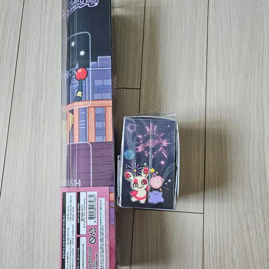 [BUNJANG] Pokemon Card Busan Pop-up Exclusive Fireworks Playmat &amp; Deck Case 2-Set / 포켓몬 카드 부산팝업 불꽃놀이 플레이매트 덱케이스 2종세트