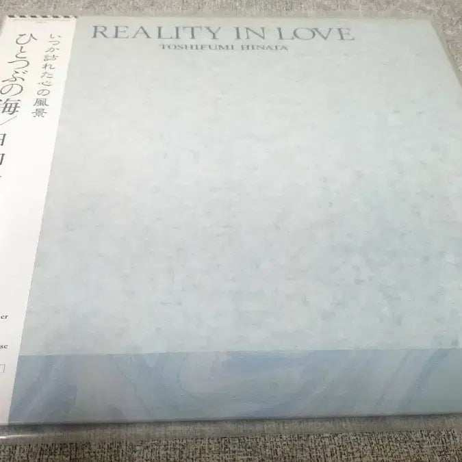 [BUNJANG] Toshifumi Hinata Reality In Love LP / Toshifumi Hinata / Reality In Love LP 팝니다