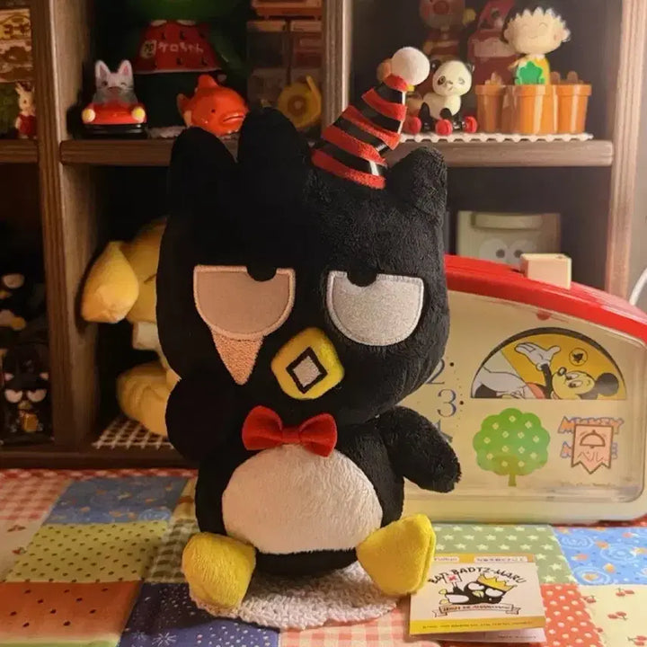 [BUNJANG] Sanrio Badtz-Maru Party Plush 22cm (Vintage) / 배드바츠마루 파티 인형 22cm 산리오 고전