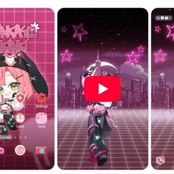[BUNJANG] Nana Galaxy Theme / 나나 배경테마