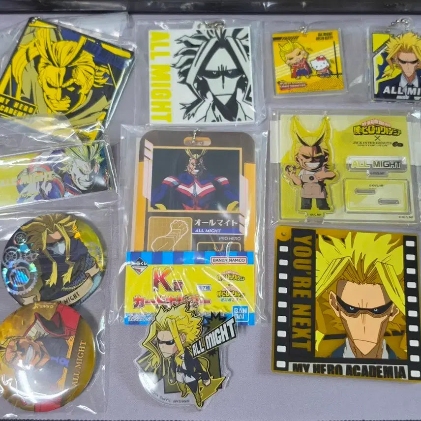 [BUNJANG] My Hero Academia All Might Bundle Set / 나히아 히로아카 올마이트 공식 정품 굿즈 일괄 판매