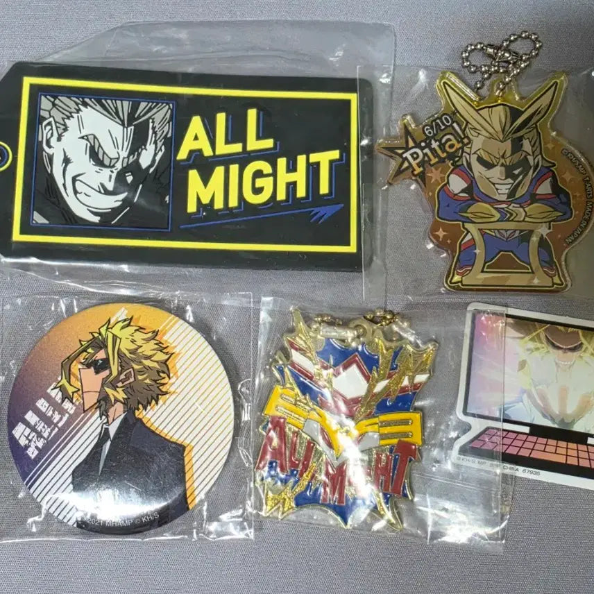 [BUNJANG] My Hero Academia All Might Bundle Set / 나히아 히로아카 올마이트 공식 정품 굿즈 일괄 판매