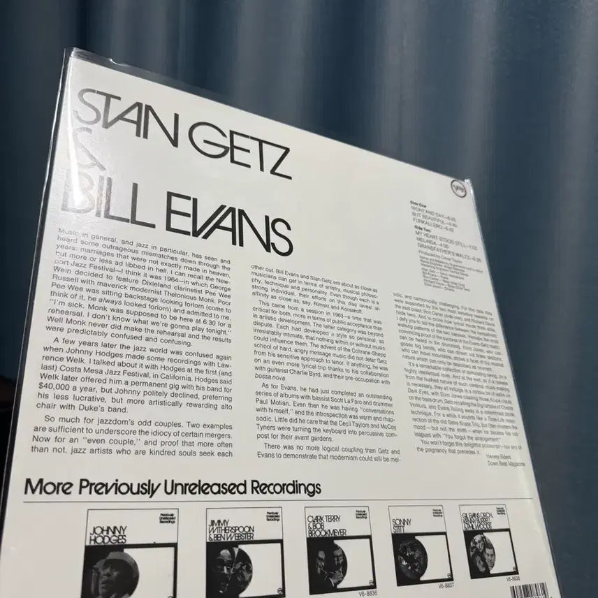 [BUNJANG] Stan Getz &amp; Bill Evans "Conversations" LP (Unsealed) / Stan getz&amp; Bill evans lp 개봉