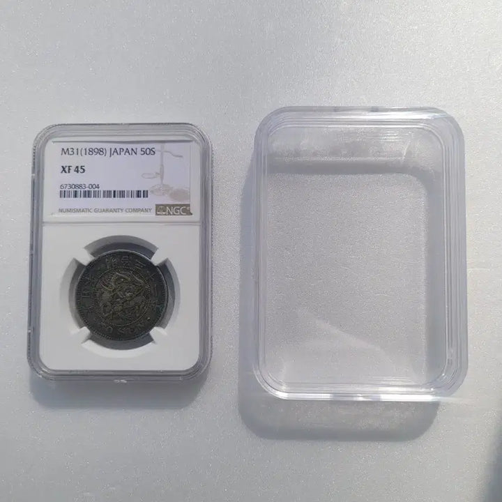 [BUNJANG] Japan 1898 Meiji 31 50 Sen Silver Coin NGC XF45 / 일본 명치31년(1898년)50전 NGC 45