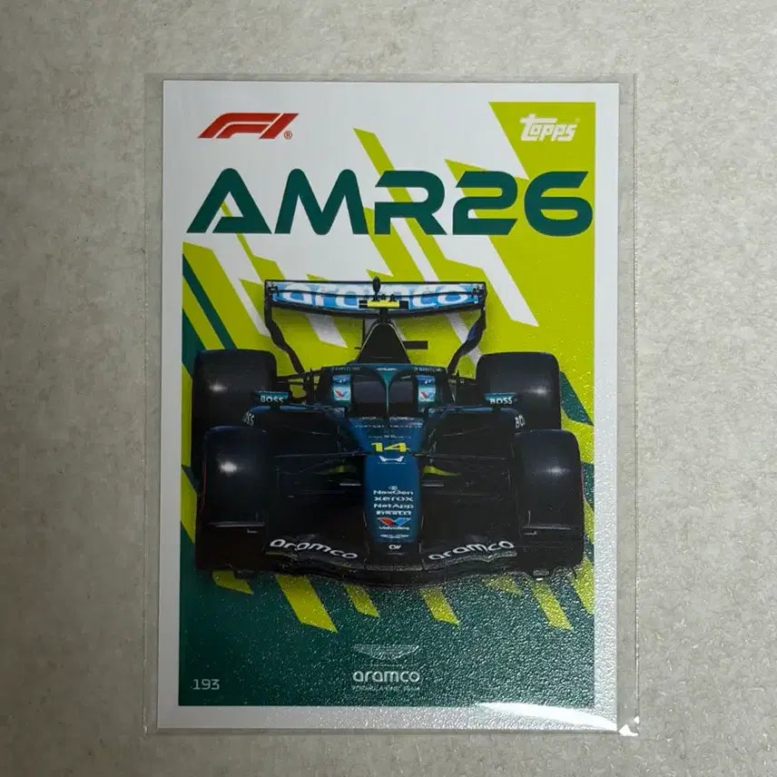 [BUNJANG] Fernando Alonso 2026 F1 Turbo Attack Topps Card / 페르난도 알론소 2026 F1 터보어택 탑스 카드