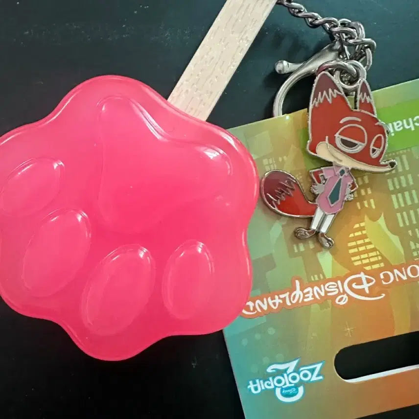 [BUNJANG] Disney Zootopia Nick Poscicle Keyring / 홍콩 디즈니랜드 주토피아 팝시클 닉 키링