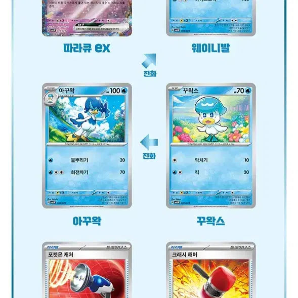 [BUNJANG] Pokemon Card Game Scarlet &amp; Violet Starter Set: Quaxly EX &amp; Mimikyu EX Card Toy / 포켓몬카드 스타터세트 꾸왁스 따라큐EX 카드 장난감