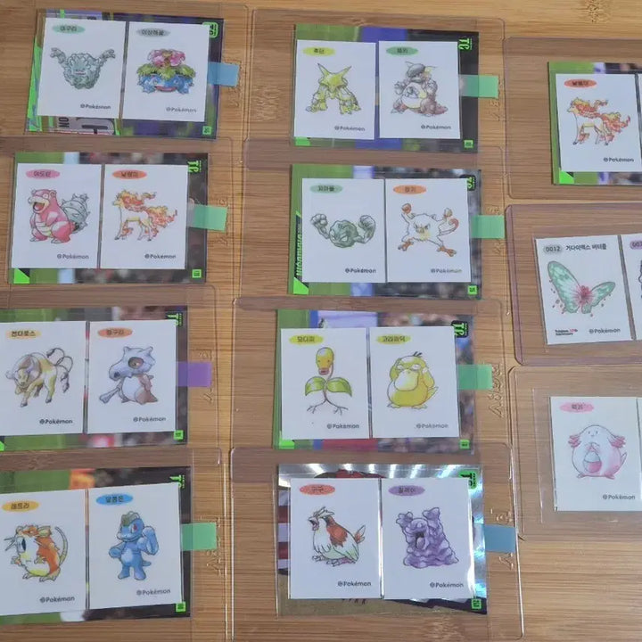 [BUNJANG] Pokemon Stickers Bundle Set (Artwork, Standard) / 일괄) 포켓몬스터 띠부씰 판매 (아트워크, 일반)