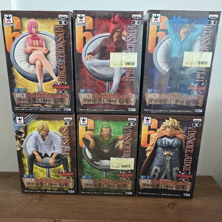 [BUNJANG] One Piece Vinsmoke Family DXF Grandline Series Figure 6-Figure Set / 빈스모크 세트