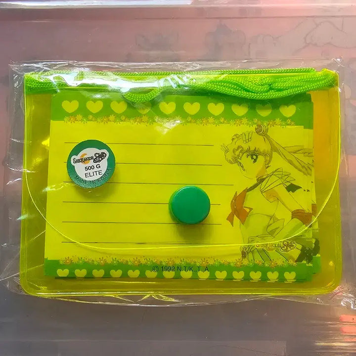 [BUNJANG] Sailor Moon Vintage Memo Pad (Fluorescent) / (고전문구) 세일러문 메모지 형광