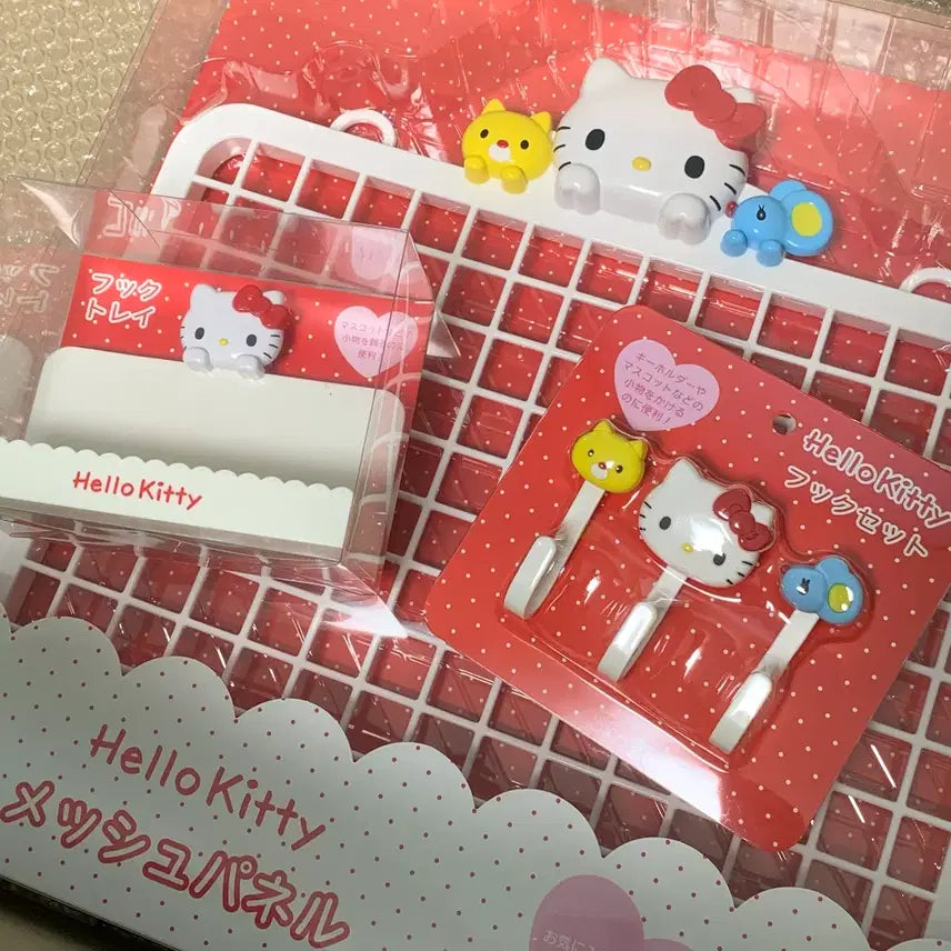 [BUNJANG] Sanrio Hello Kitty Mesh Panel Netting Set (3 Types) / 산리오 메쉬 패널 네트망 헬로키티 3종 세트
