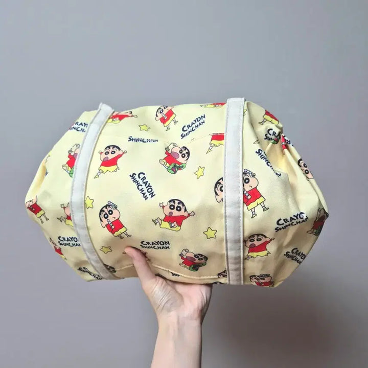 [BUNJANG] Crayon Shin-chan Mini Boston Bag Yellow / 짱구는못말려 미니 보스턴백_옐로우 짱구
