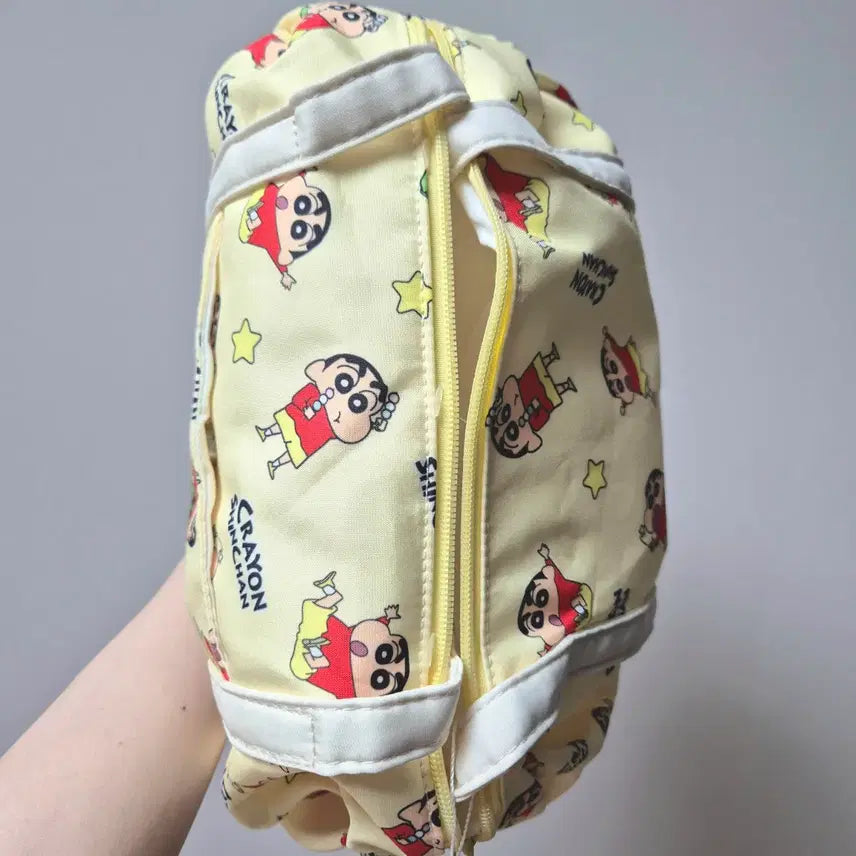 [BUNJANG] Crayon Shin-chan Mini Boston Bag Yellow / 짱구는못말려 미니 보스턴백_옐로우 짱구