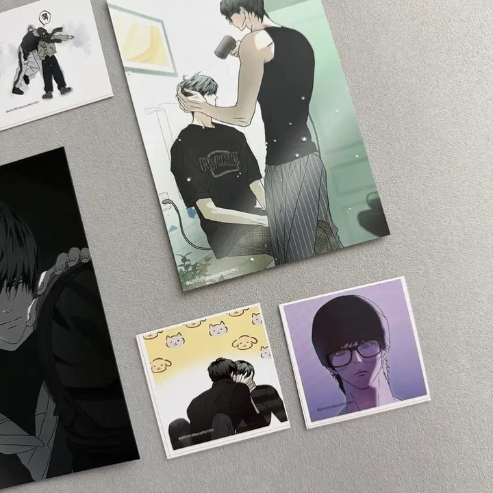 [BUNJANG] TXT Happy Together POB Postcard Sticker Bundle Set / 비온아넥스 해피투게더 특전 엽서 스티커 일괄