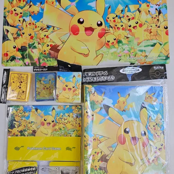 [BUNJANG] Pokemon Card Game Pikachu Collection Supplies Set / 포켓몬 카드 게임 피카츄 컬렉션 용품 세트 (새상품