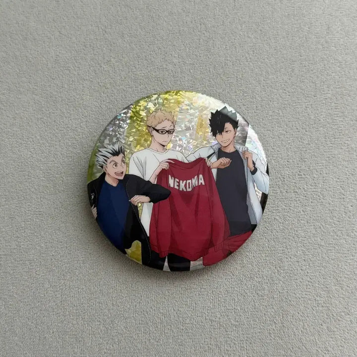 [BUNJANG] Haikyuu!! Kuroo Tsukishima Bokuto Can Badge Set / 하이큐 쿠로오 츠키시마 보쿠토 캔뱃지