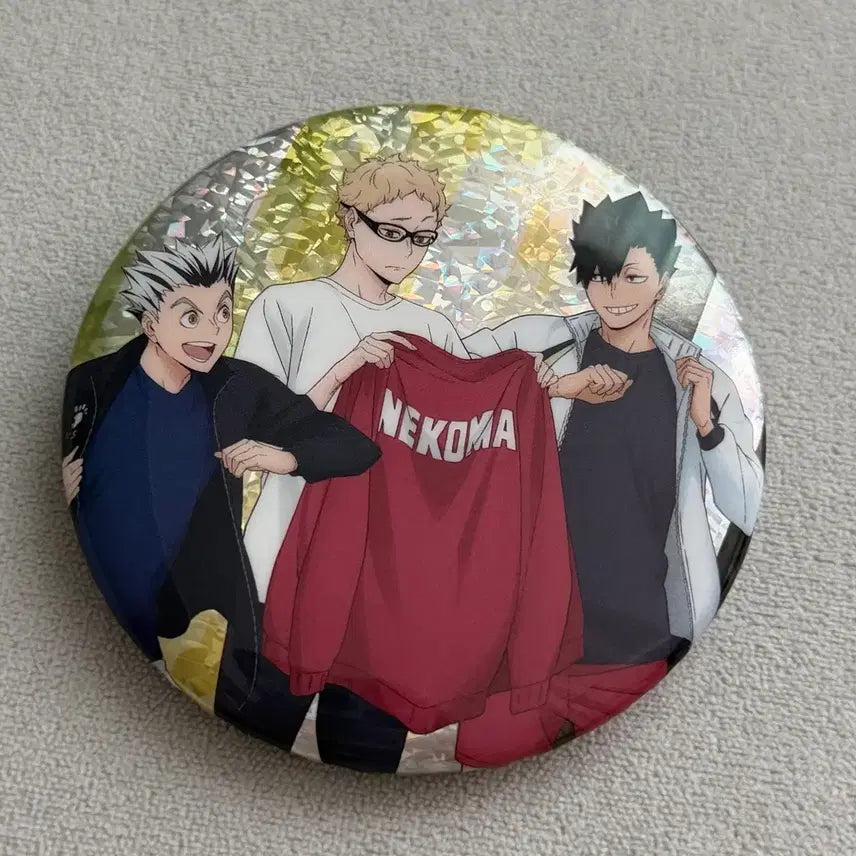 [BUNJANG] Haikyuu!! Kuroo Tsukishima Bokuto Can Badge Set / 하이큐 쿠로오 츠키시마 보쿠토 캔뱃지