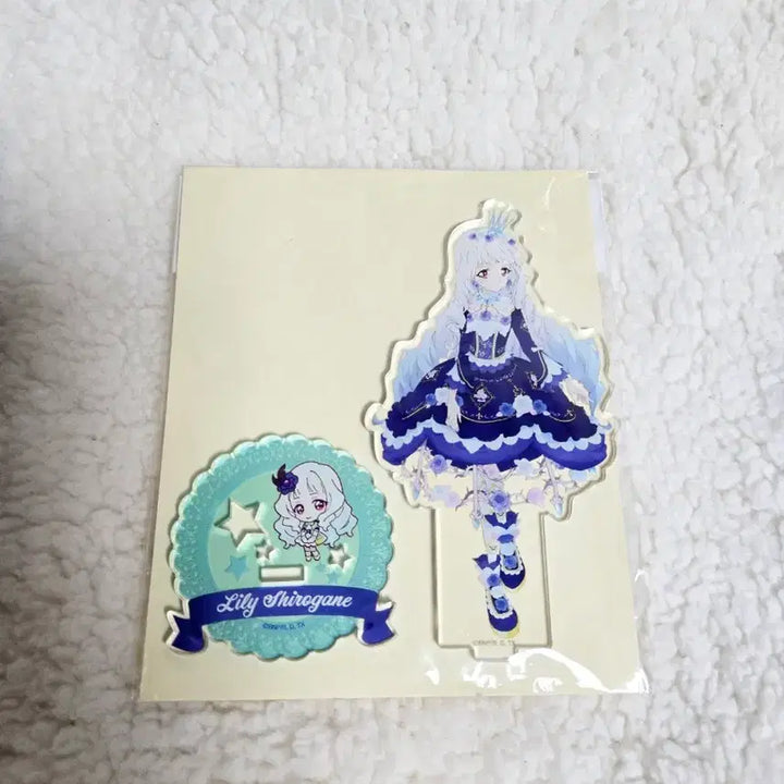 [BUNJANG] Aikatsu Stars! Riri Shirogane Rosette Bundle Set / 아이엠스타 리리 카드 아크릴 일괄 아이카츠 스타즈 시로가네 리리 스타프레 일판 로제트
