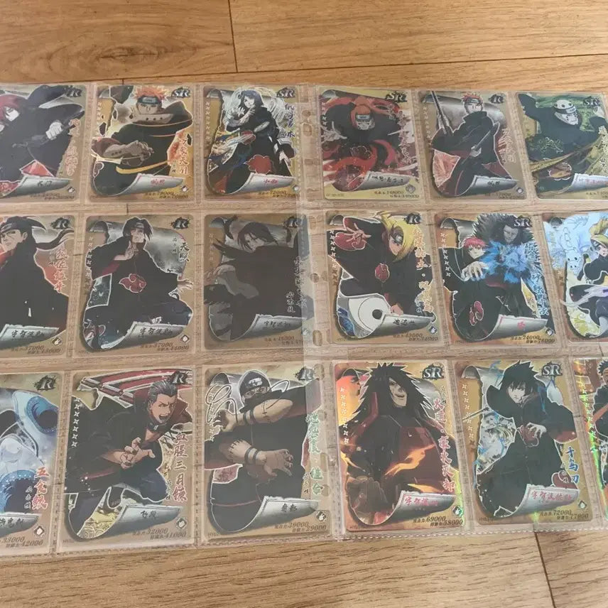 [BUNJANG] Naruto Akatsuki Hologram Card Bundle Set / 나루토 아카츠키 홀로그램 카드 일괄