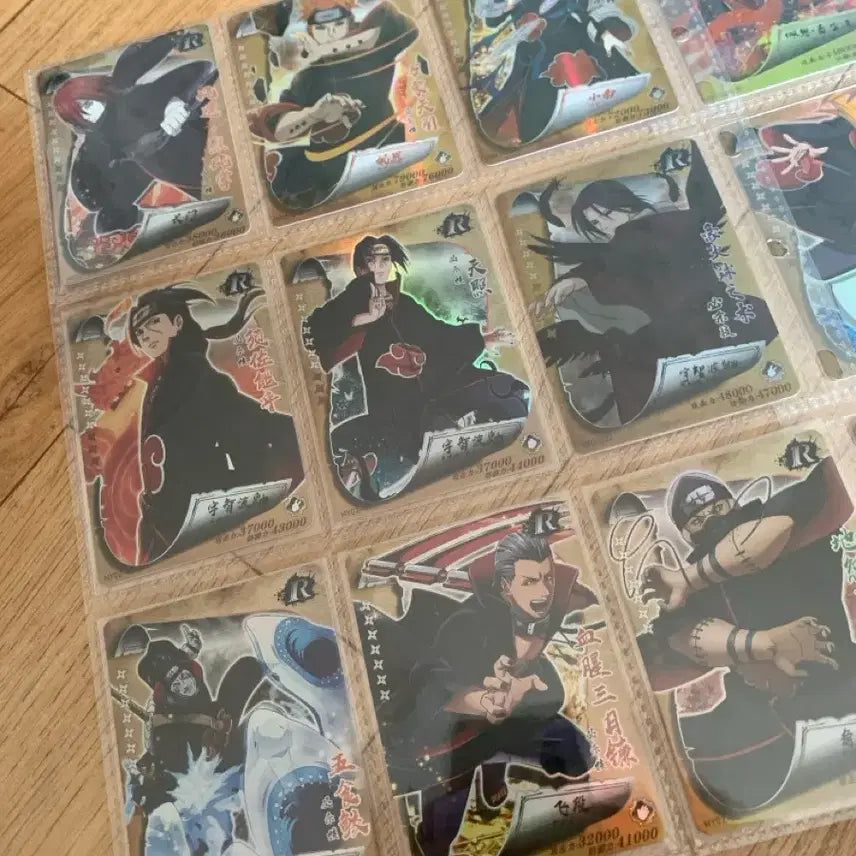 [BUNJANG] Naruto Akatsuki Hologram Card Bundle Set / 나루토 아카츠키 홀로그램 카드 일괄