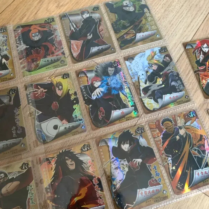 [BUNJANG] Naruto Akatsuki Hologram Card Bundle Set / 나루토 아카츠키 홀로그램 카드 일괄
