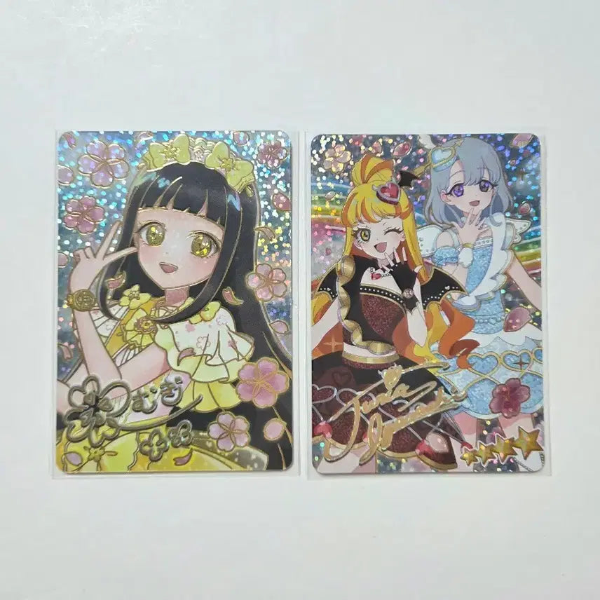 [BUNJANG] Aikatsu! Movie Signed Card Tsumugi Riria Julia Eruru / 비밀의 아이프리 극장판 사인카드 츠무기 리리아 줄리아 쥬리아 에루 엘리