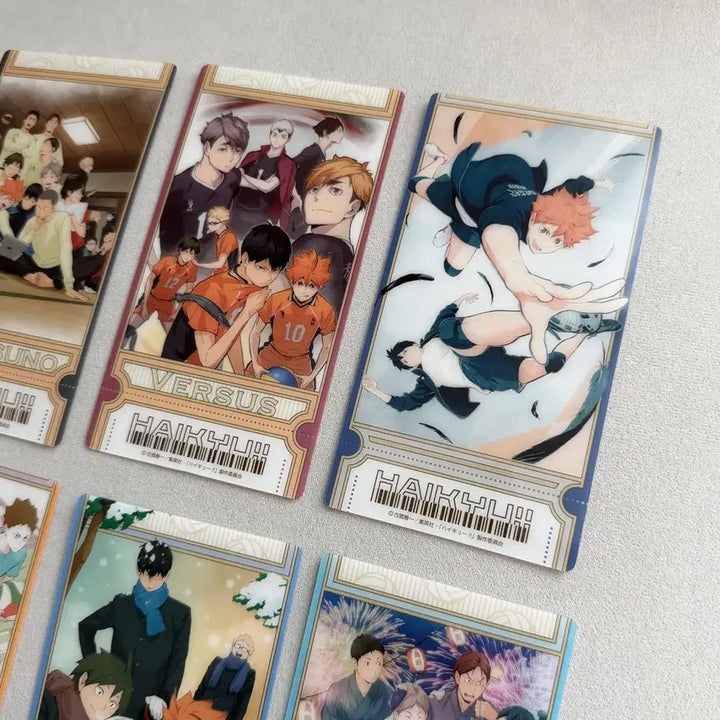 [BUNJANG] Haikyu!! Visual Clear Ticket Bundle Set / 하이큐 비쥬얼 클리어 티켓 일괄