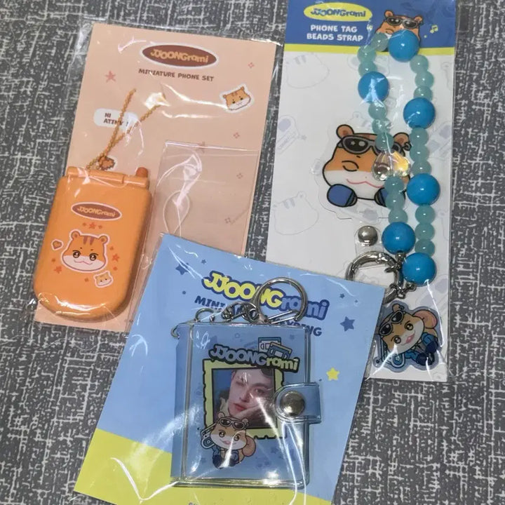 [BUNJANG] ATEEZ Aniteez in Color Popup Hongjoong Bundle Set Keyring / 에이티즈 ATEEZ 애니티즈 인 컬러 팝업 홍중 쭝라미 키링 일괄