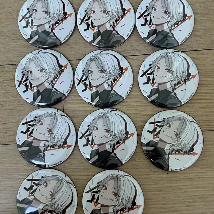 [BUNJANG] NIJISANJI Kuzuha AimHigher Can Badge Set (11 pcs) / 니지산지 쿠즈하 에임하이어 캔뱃지 11개