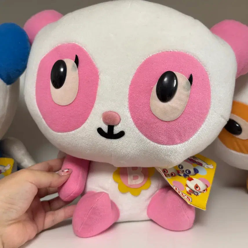 [BUNJANG] Panshels World Vintage Demon Panda Large Plush / (할인)일본 고전 쇼와레트로 판쉘월드 panshels 악마 판다 대형 인형 방꾸
